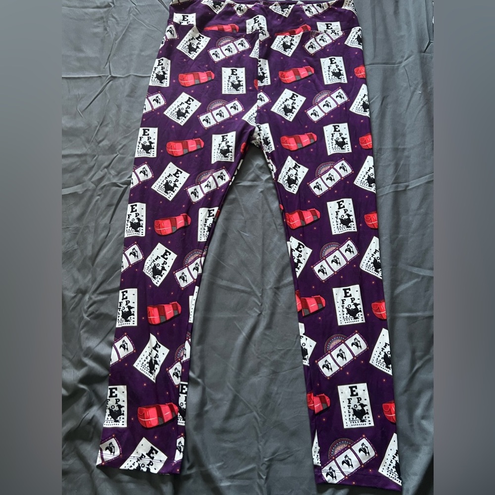 Ambrie Disney-like Print Leggings-Plus! Fits like 1X/2X, super soft!